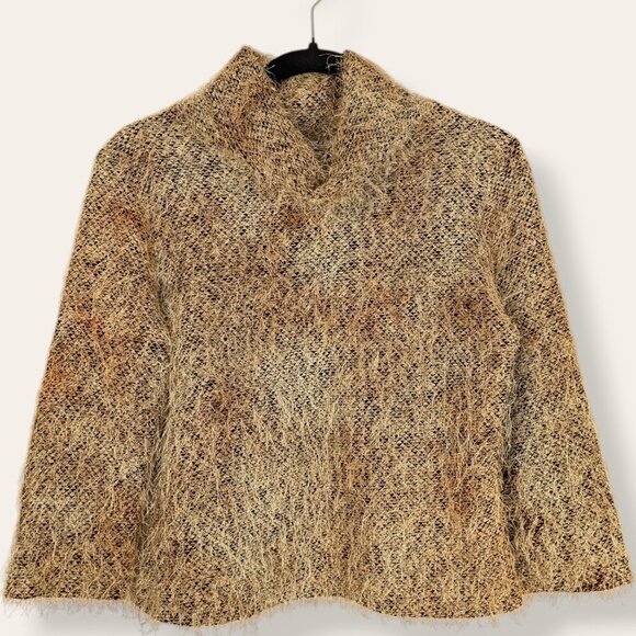 🍁Vintage Ribkoff Shaggy Turtle Neck Top - Picture 5 of 9